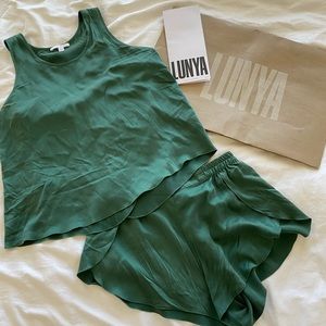 Lunya washable silk pajama set small